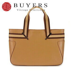 Gucci Web leather tote bag in brown leather